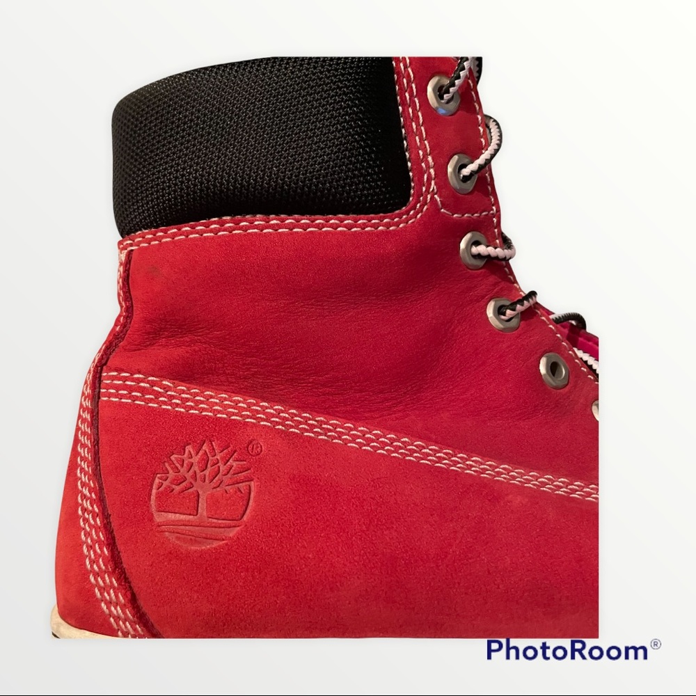 Red Timberland Earthkeepers Boot - Picture 8 of 10